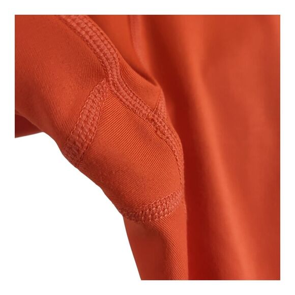 GapFit Size X-Small Petite Blackout Orange Leggings Athleisure Workout Yoga - Picture 10 of 13